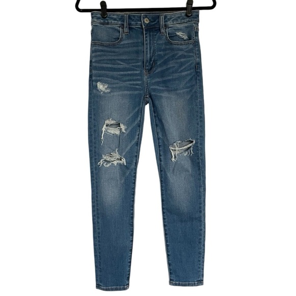 American Eagle Outfitters Denim - American Eagle Super Hi Rise Jegging Crop | 2 Short